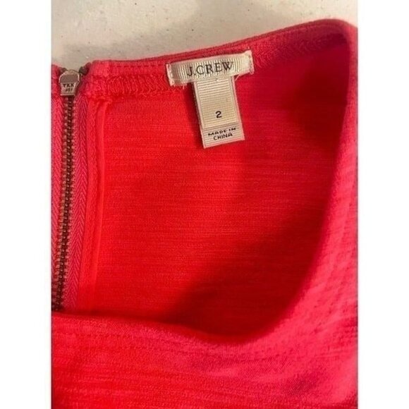J Crew Coral Knit Princess Seam Ponte Dress 2 - Picture 5 of 5
